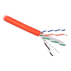 PLANET Elite kabel UTP, drát, Cat6A, 4p, LS0H, oranžový, balení 305m, B2ca-s1,d1,a1