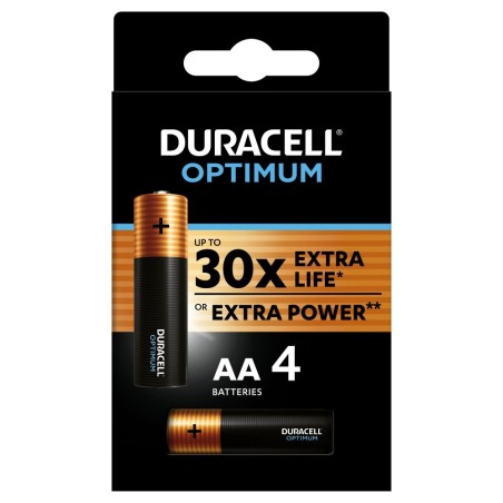 Duracell Optimum alkalická baterie 4 ks (AA)