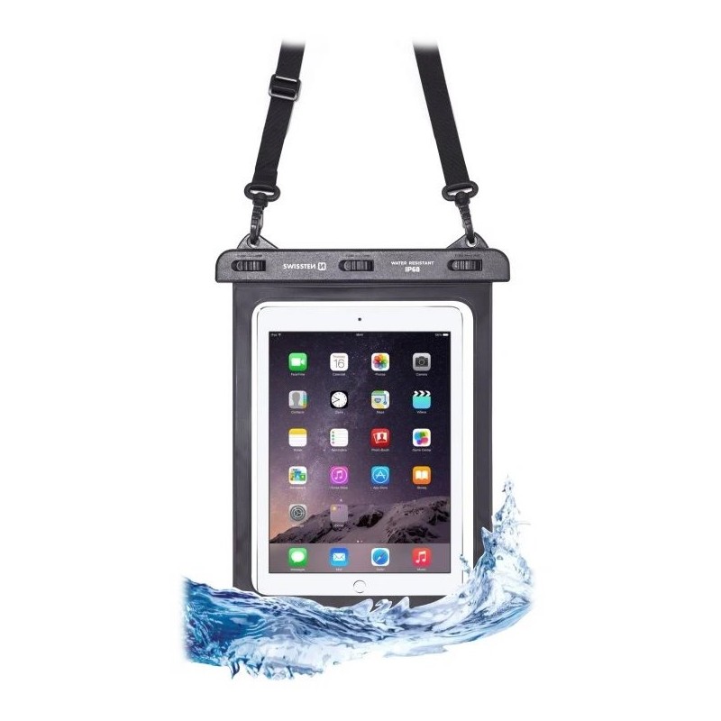 Swissten vodotěsné pouzdro pro tablet 11" černé