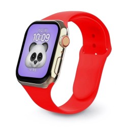 Swissten řemínek pro apple watch silikonový 38 / 40 / 41 mm červený