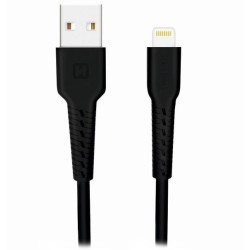 Swissten datový kabelusb/lightning černý 1,2m (eco balení)