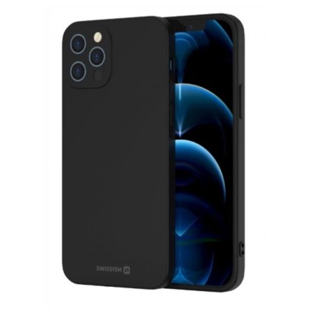 Swissten pouzdro soft joy pro apple iphone 16 plus černé