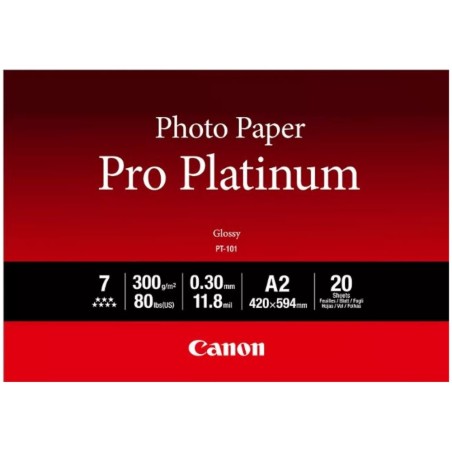 Canon fotopapír PT-101 Platinum A2 20 listů