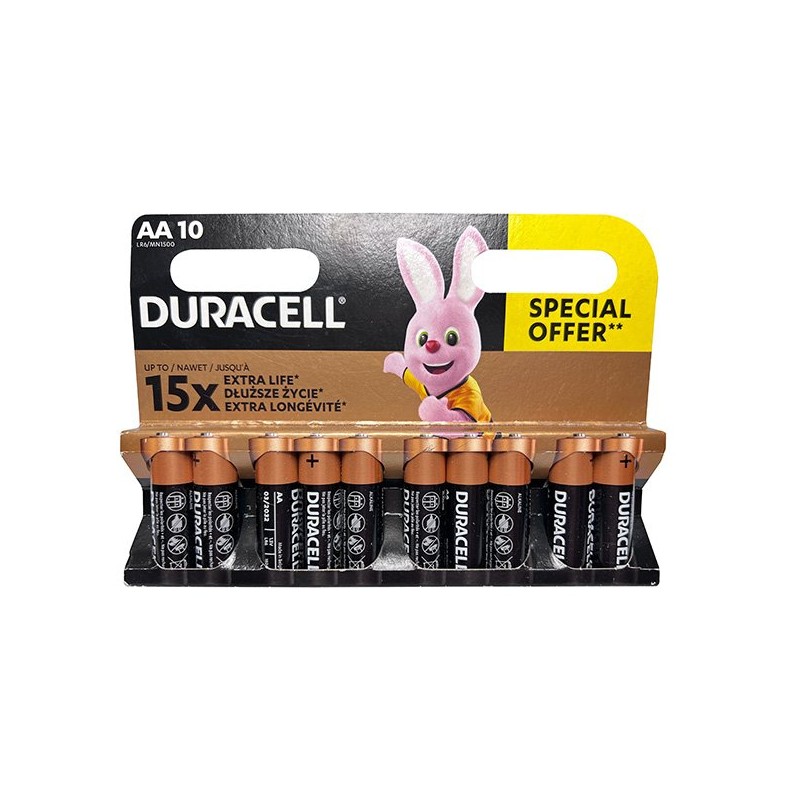 Duracell Basic alkalická baterie 10 ks (AA)