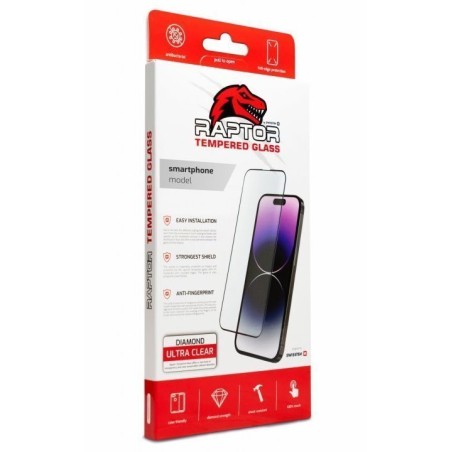 Swissten Raptor průhledné 3D temperované sklo pro iPhone 17