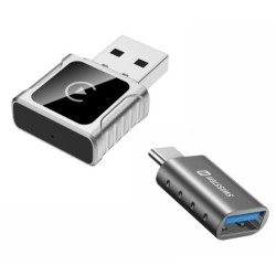 Swissten Carlink Adapter - Apple Carplay / Android Auto (+ Adapter USB-A / USB-C)