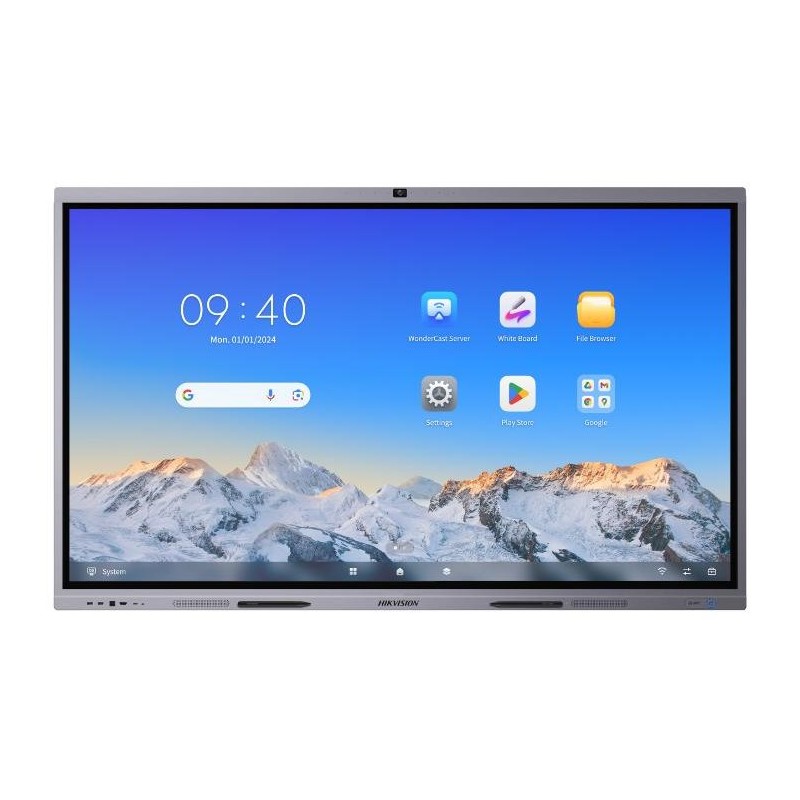 HIKVISION interaktivní dotykový panel 98", 4K, 50points ,Android 13 ,8+128GB,8 MP camera,8 microphone arrays,Google apps