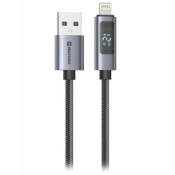 Swissten LCD kabel USB-A / lightning 1m