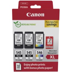 Canon inkoustová náplň PG-545XLx2/CL-546XL PVP 4x6 (GP-501 50listů)