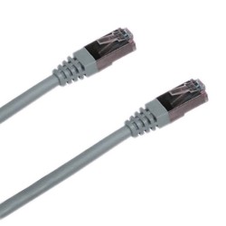 XtendLan Patch kabel Cat5e FTP 1m - šedý