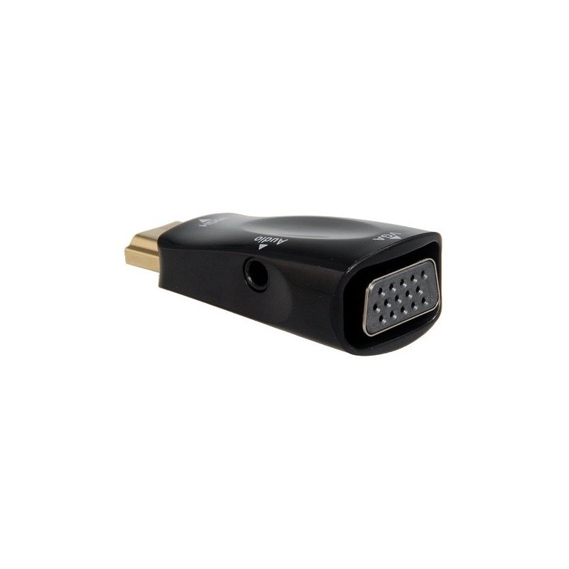 PremiumCord konvertor HDMI na VGA + audio/ černý