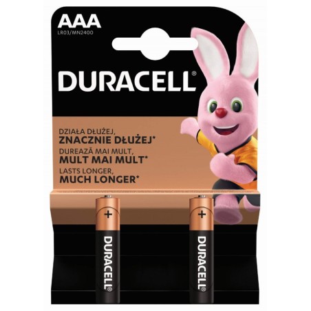 Duracell Basic alkalická baterie 2 ks (AAA)